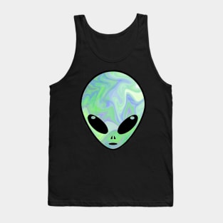 trippy alien Tank Top